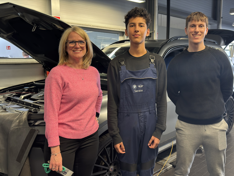 Emilio, Mecánica-BMW Frankfurt, marzo 2025, Colegio Alemán Humboldt Samborondón